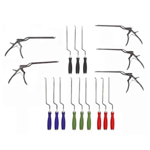 17 Pcs Lumbar Spine Surgery Instrument Set Curettes and Kerrison Rongeur Orthopedic Surgical Tools Stainless Steel <b>Kit</b> - Product Image 1