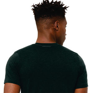 T-shirts décontractés unis 100% coton col rond manches courtes teinture unie - Product Image 5