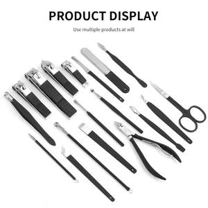 Advanced Professional Manicure Set Stainless Steel <b>Nail</b> Care <b>Kit</b> Premium Quality And Custom Logo - Product Image 2