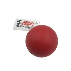 5 cm fabbricazione Logo personalizzato Stress promozionale rilascio di Smiley pressione rotonda giocattolo spremere palla morbida 5 cm PU palla rossa