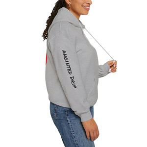 Sweat à capuche homme coupe classique avec impression en relief, en molleton premium et coton, style streetwear décontracté - Product Image 2