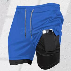 Pantalones Cortos Deportivos para Hombre, Ligeros, de Tela Elástica, para Gimnasio, Running y Ropa Deportiva - Product Image 2