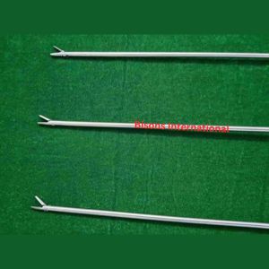 BISONS Portaagujas Curvo Laparoscópico al por Mayor 5x330mm Reutilizable de Acero Inoxidable, Juego de 3 Piezas - Product Image 3