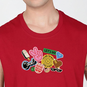 Conception respirante idéale pour l'été, t-shirt sans manches pour homme, tissu doux de qualité supérieure, haut décontracté et athlétique, léger - Product Image 5