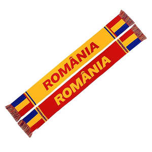 ผ้าพันคอไหมพรมแบบยูนิเซ็กซ์สั่งทำได้ พลิกกลับด้านได้ กันลม สำหรับแฟนฟุตบอล ผ้าพันคอไหมพรมยาวสำหรับฤดูหนาว เหมาะสำหรับทีมมหาวิทยาลัย - Product Image 1