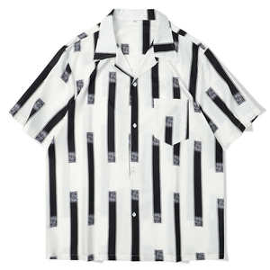 เสื้อเชิ้ตแขนสั้นผู้ชายผ้าสแปนเด็กซ์/โพลีเอสเตอร์ แห้งเร็ว สำหรับฤดูร้อน ติดกระดุม  สั่งทำได้ MOQ ต่ำ - Product Image 2