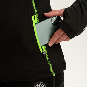 Women's Eco-Friendly Breathable <b>Lightweight</b> Sun Protective <b>Running</b> Rainwear <b>Jacket</b> with Stand Collar Zipper Closure Quick Dry - Product Image 4