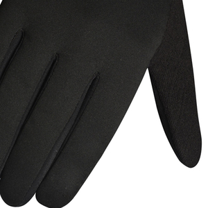 Custom Logo Black Compression Sports <b>Gloves</b> Breathable Stretch Fleece <b>Touchscreen</b> <b>Gloves</b> with Ribbed Cuff for Outdoor Training - Product Image 6