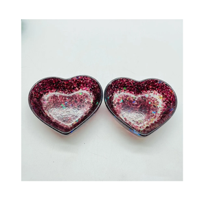 Best Quality <b>Epoxy</b> <b>resin</b> Heart Shape Bowl Customised Color wholesale Price For hotel restaurant <b>table</b> Decorative bowl - Product Image 2