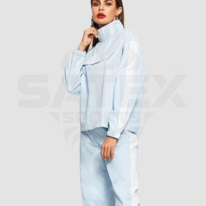 Survêtement coupe-vent pour homme, fermeture éclair, polyester, pour homme et femme - Product Image 2