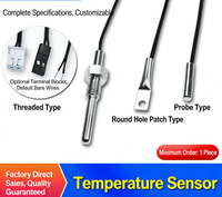 Capteur de température NTC pour poulailler et serre, thermistance 10K 100K 5K 20K 50K, câble multibrins double rangée pour refroidissement et chauffage