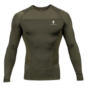 Rashguard homme manches longues, qualité supérieure, personnalisable, très confortable, toucher doux, pour entraînements quotidiens et séances sportives. - Product Image 1