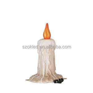 Halloween Kerze Kleiner Spuk besen mit Säule Hexens tuhl Rückgewinnung Spinne Vogels cheuche Foto Op Mäuse Werwolf Mäuse Geist - Product Image 5