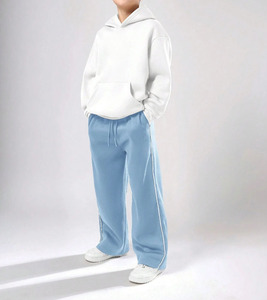 Survêtements pour enfants en coton 100% personnalisés, sweat-shirts à capuche et pantalons de jogging, haute qualité, nouveau style, mode, survêtements de jogging pour enfants - Product Image 2