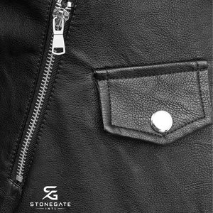 Luxury <b>Women's</b> PU <b>Leather</b> <b>Jacket</b> Black Motorcycle Style Outdoor Autumn Winter Fashion Outerwear 2026 - Product Image 5