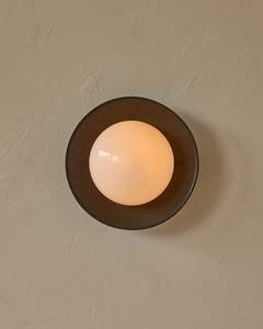 Lámpara de Pared Moderna de Hierro y Madera de Alta Calidad, Diseño Atractivo, Pantalla Color Blanco Hueso, Accesorio Decorativo para Hogar, Oficina, Bodas y Fiestas - Product Image 5