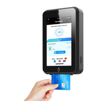 Terminal de billetterie Android sans surveillance avec lecteur de code QR et de carte NFC, terminal de point de vente intelligent pour métro CM30