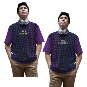 เสื้อยืดผู้ชายพิมพ์ลายตามสั่ง ทรงหลวม น้ำหนักเบา ผ้าฝ้าย 100% สำหรับใส่ในฤดูใบไม้ผลิและฤดูร้อน - Product Image 4