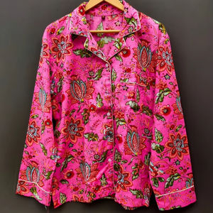 ชุดนอนผ้าฝ้ายพิมพ์ลายสัตว์สำหรับผู้หญิง แบรนด์ Naaz Textile ชุดลำลองใส่สบายสำหรับฤดูร้อน เนื้อผ้านุ่ม ระบายอากาศได้ดี - Product Image 1