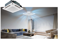 Climatiseur Cassette Inverter Monozone R32/R-410A avec Compresseur DC 12000-60000 BTU – Prix Compétitif, Garantie 1 An