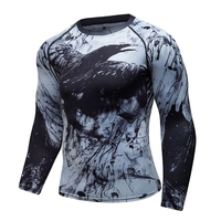 Nouvelle Arrivée - Rashguard Homme Respirant à Séchage Rapide à Manches Longues, Fabriqué en Usine, Teint Uni ou Imprimé, à Prix Raisonnables