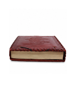 Diario de Cuero Repujado Hecho a Mano, Cuaderno de Cuero Premium con Acabado Antiguo Marrón, Encuadernado Térmico para Escribir, Dibujar y Uso Profesional - Product Image 6