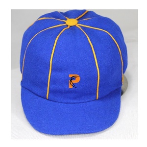 Professional Custom Design Blue Cricket Baggy Cap 5-Panel Sporty Dot Pattern Embroidery Plain <b>Hats</b> - Product Image 4
