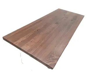 ที่ใหญ่ที่สุดผู้ผลิตสีดำวอลนัทไม้เนื้อแข็งโต๊ะชา (ด้านบน) สดขอบวอลนัทพื้นโต๊ะในสต็อกเตาเผา-แผ่นไม้แห้ง
