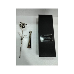 Rose éternelle naturelle plaquée or 24 carats en gros avec tige longue et boîte cadeau pour la Saint-Valentin et les anniversaires - Product Image 1