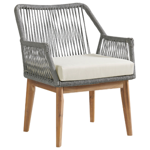 Outdoor Furniture Garden <b>Chair</b> With Wicker Rattan and <b>Teak</b> Wooden Frame Material for Garden Set Furniture - Product Image 3