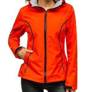 Chaqueta Softshell para Mujer, Forrada de Forro Polar, Cálida, Cortavientos, Impermeable, Transpirable, con Capucha, Ecológica, de Secado Rápido, para Invierno y Actividades al Aire Libre - Product Image 1
