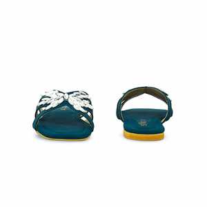 Blue FN7900 Fancy Slipper Flats Calzado cómodo y elegante - Product Image 2