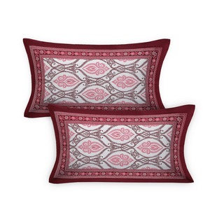 Parure de lit en coton imprimé floral avec taies d'oreiller assorties, taille double, 400 fils, sans plis, classique, pour usage domestique, personnalisable, 7 pièces - Product Image 3