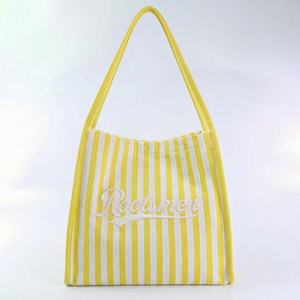 Bolsas de Mano a Rayas con Asas de Lona, Multiusos - Product Image 2