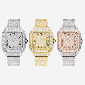 Montre à Quartz Premium pour Homme avec Diamants Moissanite – Design Élégant et Moderne, Style Iced Out - Product Image 3