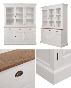 Dominic - Mueble de Almacenamiento Moderno de Madera de Teca Ecológica, Duradera y de Alta Calidad, con Diseño de 6 Puertas para Cocina y Comedor - Product Image 5