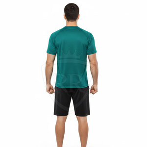 Outdoor Activities Men's Knitted Blank Design <b>Polyester</b> <b>T</b>-<b>Shirt</b> Quick Dry Comfortable Breathable for Running Exercise - Product Image 6