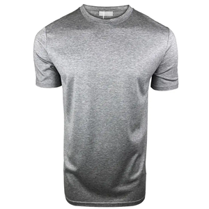 Camiseta de Manga Corta para Hombre, Cuello Redondo, Corte Regular, Color Sólido, Estilo Casual, Tejida - Product Image 6