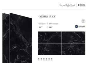 Collection de céramiques réfléchissantes Signature 800x1600 1200x1800 750x1500mm Conçue pour un luxe contemporain et une esthétique visuelle sans coupure - Product Image 3