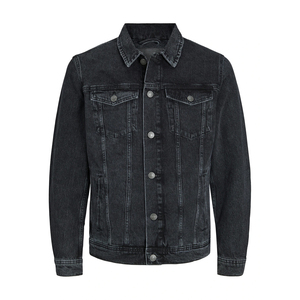 High Quality Men's Denim Jacket High Street Style Regular Fit Turn-down Collar Button Casual Outerwear Autumn Style Men's Jacket - Product Image 4