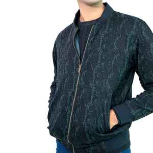 Hot Selling New Fashion <b>Men's</b> Eco-Friendly <b>Summer</b> Casual <b>Bomber</b> <b>Jacket</b> with Polyester/Cotton Shell - Product Image 2