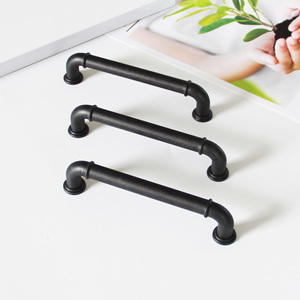 Tiradores de Gabinete de Aleación de Zinc Negro Mate de Alta Calidad, Estilo Industrial, para Cocina, Baño y Cajones - Product Image 3