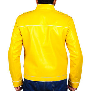 Blouson Moto Hiver Homme Grande Taille Matelassé à Capuche avec Bordure en Fourrure de Mouton, Mélange Viscose/Polyester, Coupe-Vent, Fermeture Éclair, Col Montant - Product Image 2