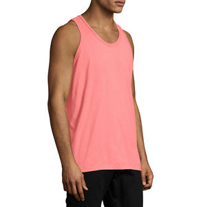Débardeur de musculation personnalisé pour hommes, en polyester respirant, tricoté, décontracté, pour la musculation - Product Image 2