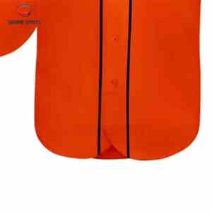 Camiseta de Béisbol con Botones, Estilo Clásico de Equipo, Camiseta de Béisbol al por Mayor, Impresión de Logotipo, Número y Nombre Personalizados - Product Image 4