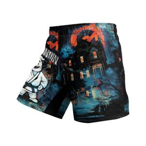 Pantalones cortos de MMA para hombre, con estampado, cintura elástica, para entrenamiento en gimnasio, kickboxing, ligeros, de secado rápido, coloridos, para artes marciales mixtas. - Product Image 1