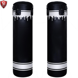 Sacs de frappe et de kickboxing d'entraînement de qualité supérieure avec logo personnalisé, en cuir PU/PVC, garnis de coton, 25 kg, légers - Product Image 1