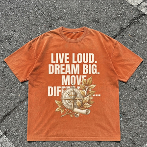 Camiseta de Hombre Personalizada de Fabricante, Tejido Grueso, Oversize, con Estampado Serigrafiado, Manga Corta, Hombros Caídos - Product Image 1