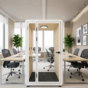 Cabina Telefónica Acústica para Oficina Solo Plus HIPOD, Cabinas de Reuniones Modernas para Oficina con Excelente Aislamiento Acústico - Product Image 3