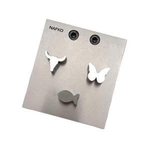 Juego de Cortadores de Discos de Acero Inoxidable de Calidad Premium con Múltiples Formas, 3 Punzones, Alto Rendimiento, Tamaño Personalizado, Equipo de Joyería - Product Image 1